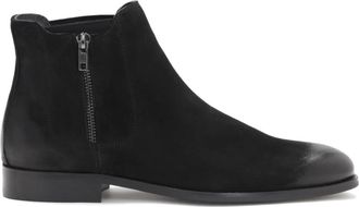 Kazar Zwarte herenlaarzen. Dit product valt groot uit. - Heren - Enkellaarsjes - Zwart - 43 EU - Schoenen