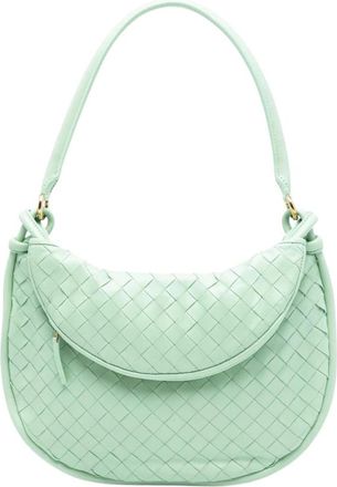 Bottega Veneta Borsa a spalla Pre-owned in tessuto intrecciato - - Pre-owned - Donna - Verde - ONE SIZE