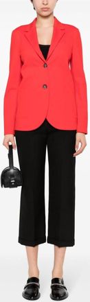 Harris Wharf London Tech Fitted Blazer In Lipstick