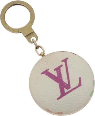 Louis Vuitton Pre-owned Accessories, female, Multicolor, Size: ONE SIZE Pre-owned Canvas Key Holder