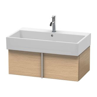 Duravit Mueble De Pared Duravit Vero Air 78,4 X 43,1 Cm, 1 Extra&iacute;ble, Para Vero Air 235080, Color (frente/cuerpo): Roble Cepillado Chapa De Madera Aut&eacute;ntica -