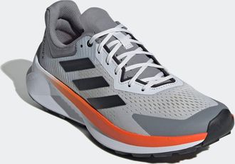 ADIDAS TERREX Trailrunningschuh ADIDAS TERREX TERREX SOULSTRIDE FLOW TRAILRUNNING, Herren, Gr. 42,5, dash grau, carbon, semi impact orange, Synthetik, Textil, Schuh