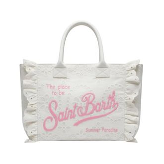 MC2 Saint Barth Tote Bags, female, White, Size: ONE SIZE Colette Tote Bag
