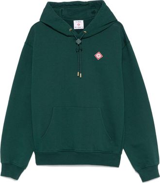 Casablanca Felpa con applicazione logo - Verde