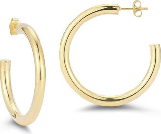 Glaze Jewelry Tube Hoop Earrings in Gold at Nordstrom Rack