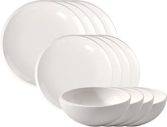 Villeroy & Boch NewMoon 12 Pc Set in White at Nordstrom