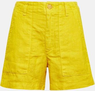 Velvet Fallon linen shorts