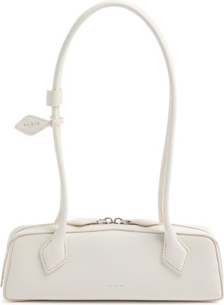 Alaia Le Teckel Small Grained Leather Shoulder bag - Ivory - One Size