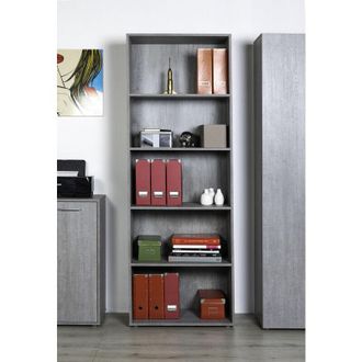 Composad Libreria mod. flow cm 68.8X35.3 h. 200.6 cemento