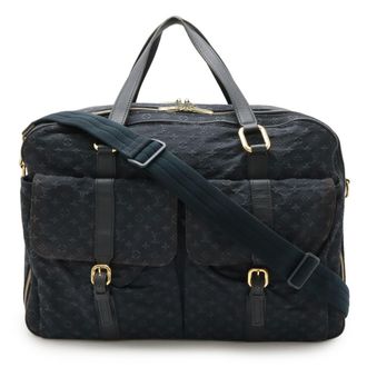 Louis Vuitton Monogram Mini Tst Blue Canvas Leather Boston Bag (Pre-Owned)