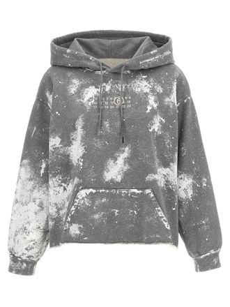Maison Margiela Gray Cotton Womens Sweatshirt