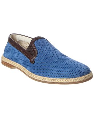 Dolce & Gabbana Pantofola Suede & Leather Loafer