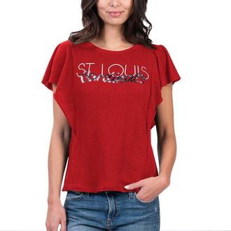 G-III 4Her by Carl Banks Womens G-III 4Her by Carl Banks Red St. Louis Cardinals Crowd Wave T-Shirt at Nordstrom, Size Medium