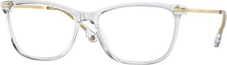 Versace Kristal Grijs Brilmontuur - unisex - Brillen - Grijs - 54 MM - Accessoires
