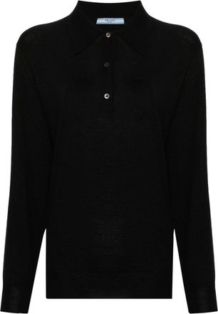 Prada Cashmere Polo Shirt