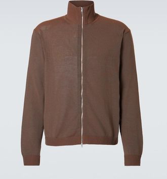 Our Legacy Float cotton-blend zip-up cardigan