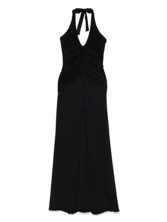 Maygel Coronel Román maxi dress - Black