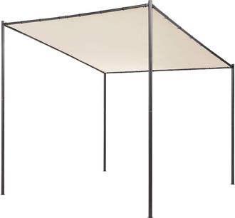 Beliani Cenador metal 282 cm 294 cm beige