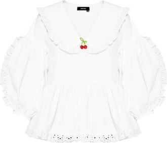 Anouki Shirt met ruches - Wit