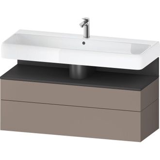 Duravit Duravit - Qatego Mueble Bajo Lavabo, 1 Extra&iacute;ble Y 1 Caj&oacute;n