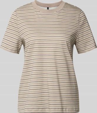 Vero Moda Regular Fit T-Shirt aus reiner Baumwolle Modell PAULINA in Sand, Gr&ouml;&szlig;e XL