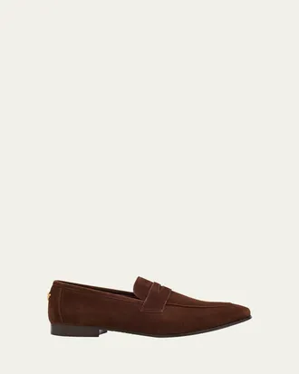 Bougeotte Suede Penny Loafers