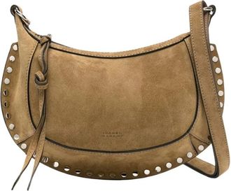 Isabel Marant Oskan Moon Bag - Dames - Schoudertassen - Beige - ONE Size - Leer - Tassen