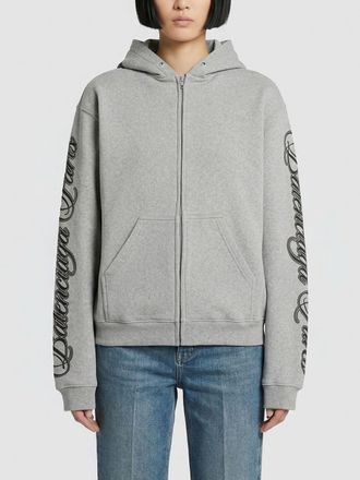 Balenciaga Felpa con cappuccio in cotone con logo