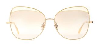 Etnia Barcelona Sinai Sun GD Womens Sunglasses Gold Size 59