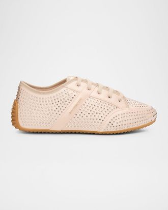 Givenchy Embellished Satin Slim Sneakers