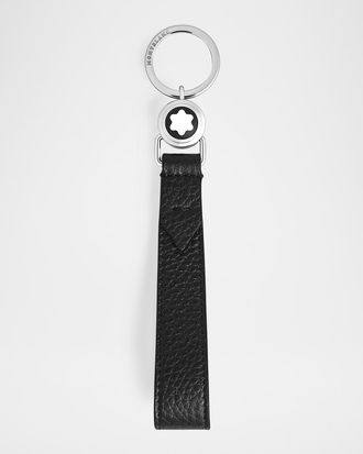 Montblanc Grain Leather Loop Keychain