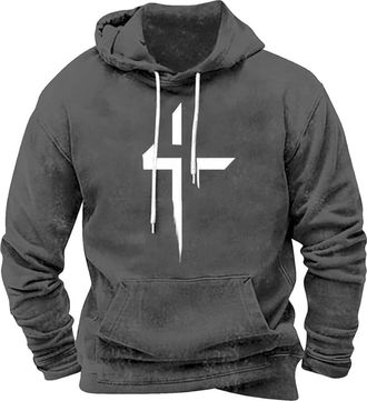Generic Faith - Unisex Hoodie - Christian Cross Jesus Mens Front Fashion Print Sportswear Plus Size Hoodie Top Soft
