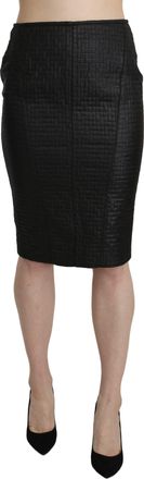 Gianfranco Ferre Elegant Patterned Pencil Womens Skirt