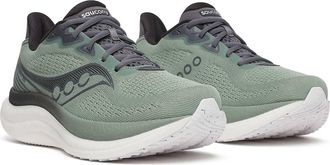 Saucony Mens Triumph 23 Running Shoes In Iceberg/carbon
