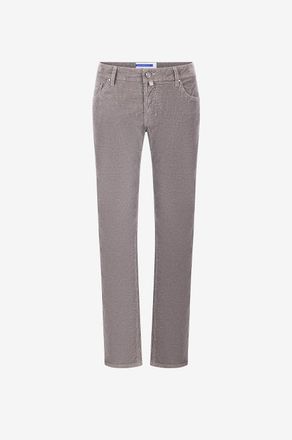 Jacob Cohen Slim Jeans aus meliertem Canvas Nick