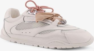 Pinko Womens Sneakers Yulia Mesh-Leather White Trainers Mesh/leather