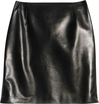 Gucci Falda corta de napa suave - Skirts - Mujer - Negro - M