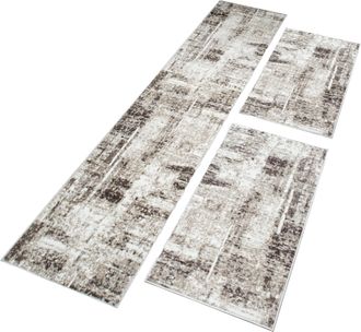 My Home Bettumrandung »Salsa« Höhe 9 mm 3 Stk. tlg. mit besonders weichem Flor, Kurzflor, im Vintage-Look, dichte Qualität