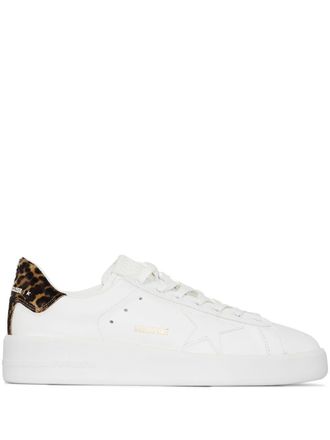 Golden Goose Purestar leather sneakers - women - Calf Leather/Calf Leather/Rubber/Fabric - 37 - White