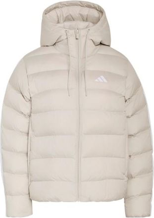 adidas Essentials Climawarm Synthetic Down Hooded Freizeitjacke f&uuml;r Damen | beige