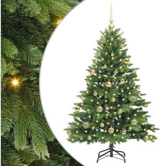 vidaXL &Aacute;rbol De Navidad Artificial Con 150 Led Verde 150 Cm Pe Y Pvc Vidaxl