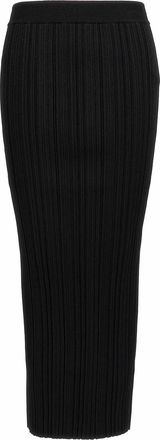 Balmain Pleated Midi Skirt