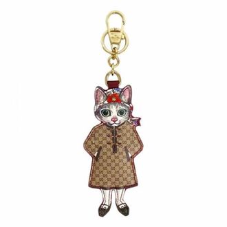 Gucci Pre-owned Accessories, female, Brown, Size: ONE SIZE Pre-owned Keyring