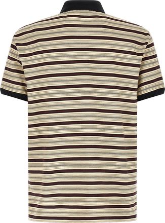 Prada Striped Cotton Polo Shirt - Multicolor