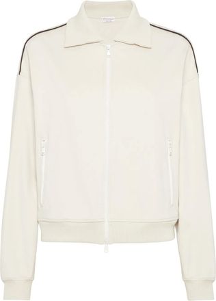 Brunello Cucinelli Giacca sportiva con decorazione Monili - Toni neutri