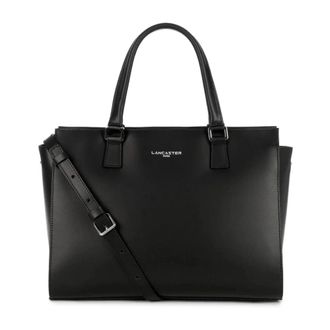 Lancaster Smooth Tote - Dames - Shoppers - Zwart - ONE Size - Leer - Tassen