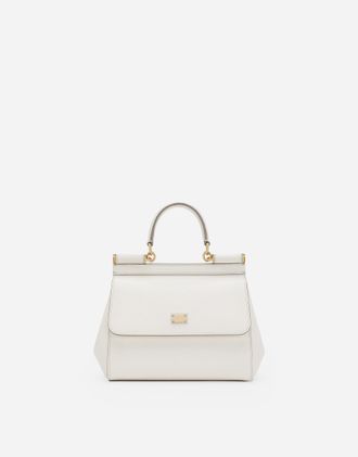 Dolce & Gabbana Borsa A Mano - Woman Handbags White Leather Onesize