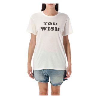 R13 T-Shirts, female, Beige, Size: S You Wish Boy T-shirt