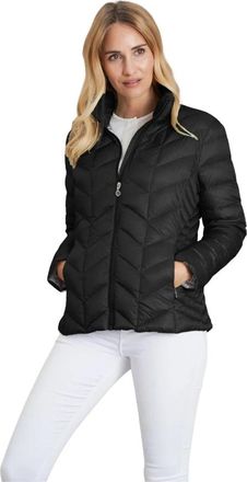 Junge Gewatteerde Zwarte Jas Daisy Modern Fit - Dames - Gewatteerde jassen - Zwart - 3XL - Polyester - Jassen