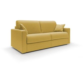 Divani.Store Chris Sof&aacute; Cama Convertible En Tejido Impermeable 206 Cm (mat. 160x197) Amarillo